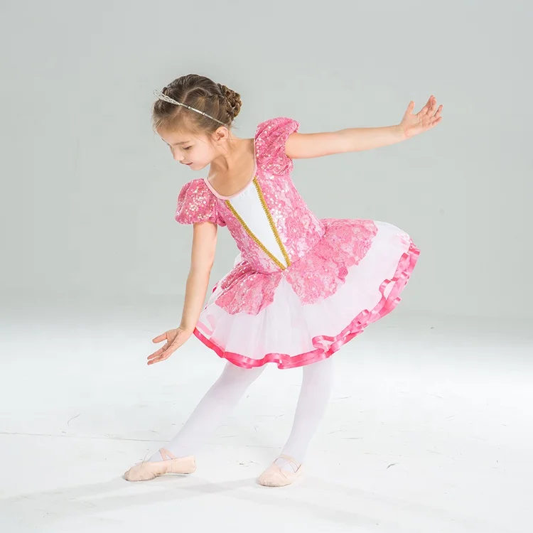 Dl036 Ballet Dress With Skirts Ballerina Clothing Ballet Girl Outfit