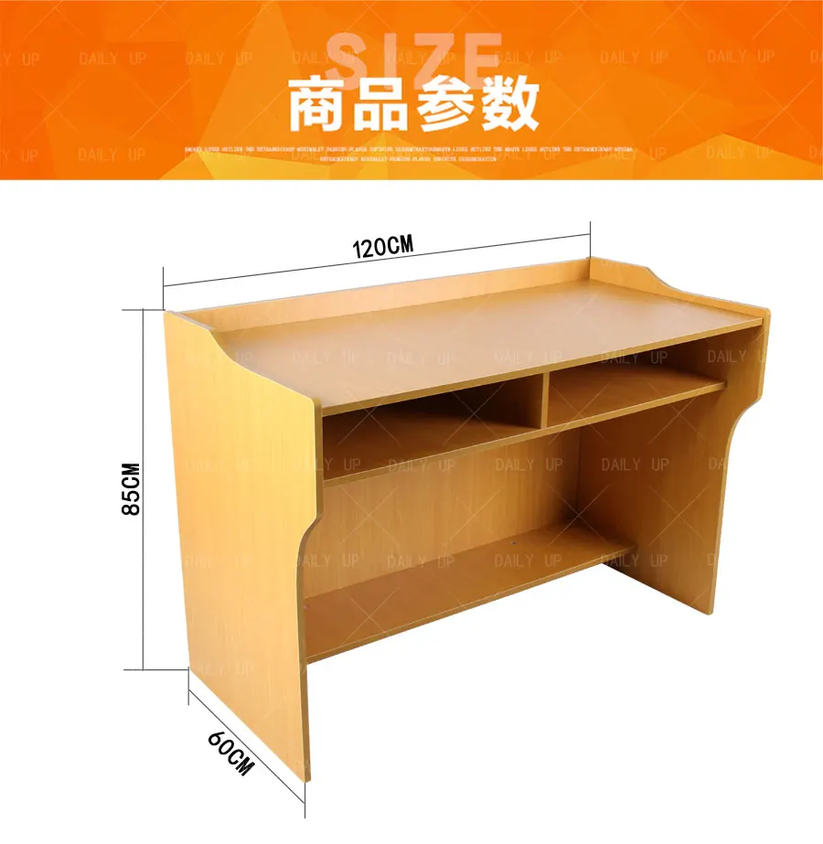 Wooden Teacher Platform Table With Large Drawer Classroom Teacher Desk Speech Table Lectern Dais For Primary School College