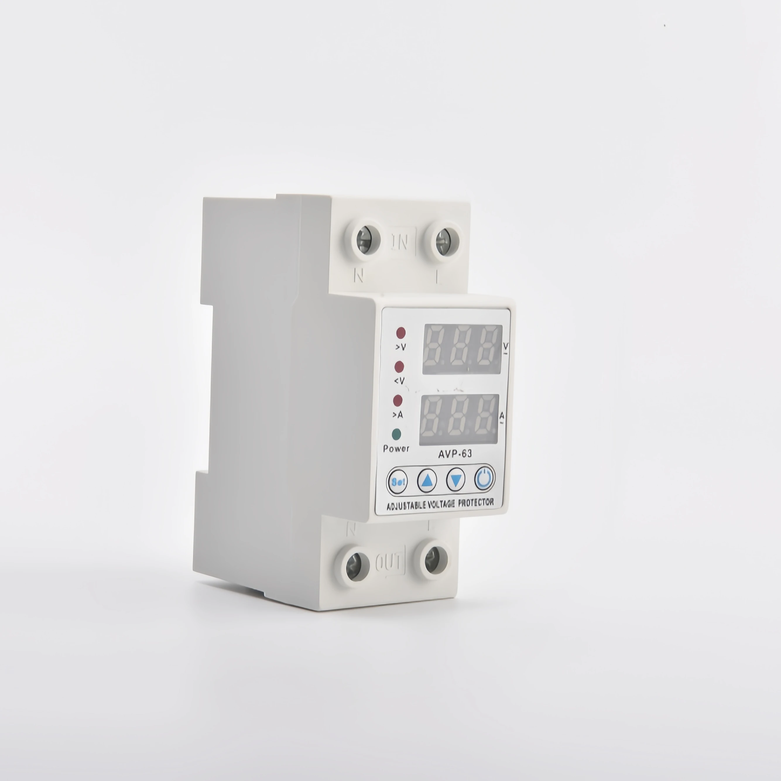 10-year Strength Factory Provides AVP-63A Overvoltage and Undervoltage Protector  Dual Display Digital Current Protector