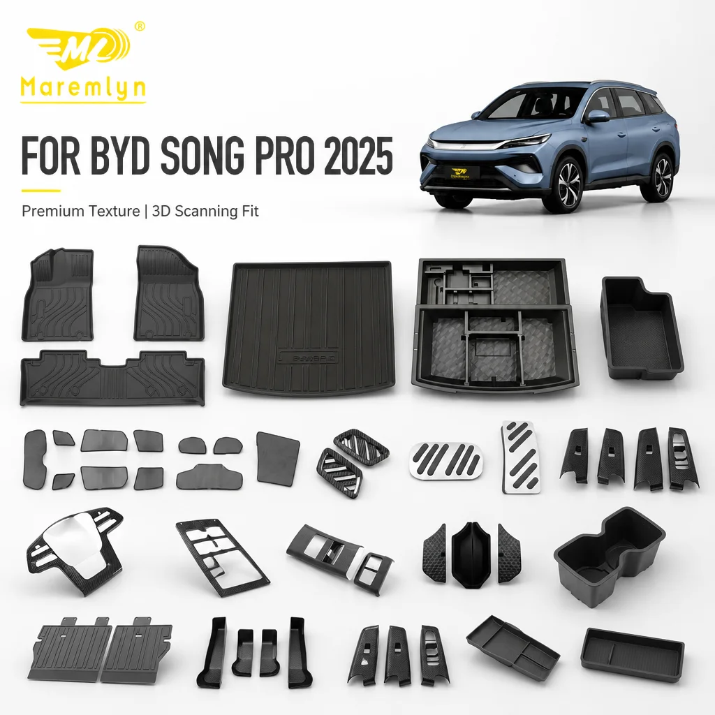 Maremlyn Accessories for BYD Aong Pro 2025 Champion Interior Accessories Styling Trim Cover Dashboard Door Handle Auto Decoration Parts