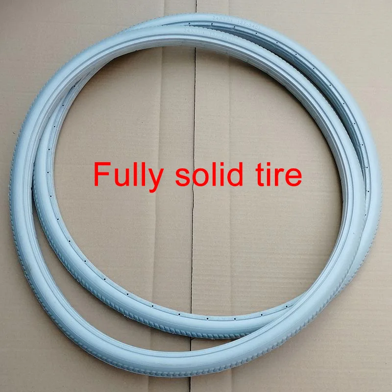 Copertoni E Camere D'Aria Per Sedia A Rotelle - 2 Pneumatici Grigi 24x1 3/8 (37-540) Con Camera In Gomma Butile - Foto 13