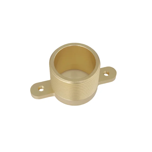 Factory Supply Brass Flange Pipe Fittings Male Thread Accessories