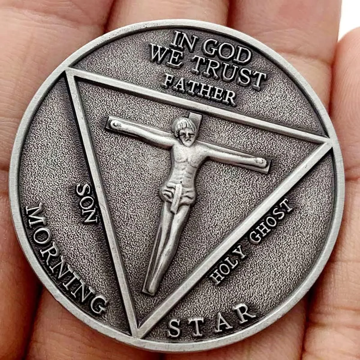 Casting Custom Design Plating Nickle Lucifer Coin