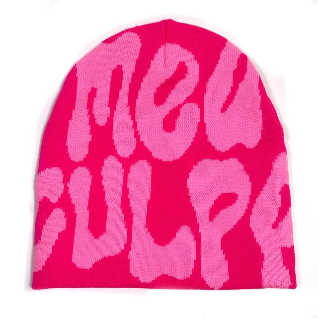 Factory Directly Sale Low Moq All Over Print Y2k Style Winter Skull Cap ...