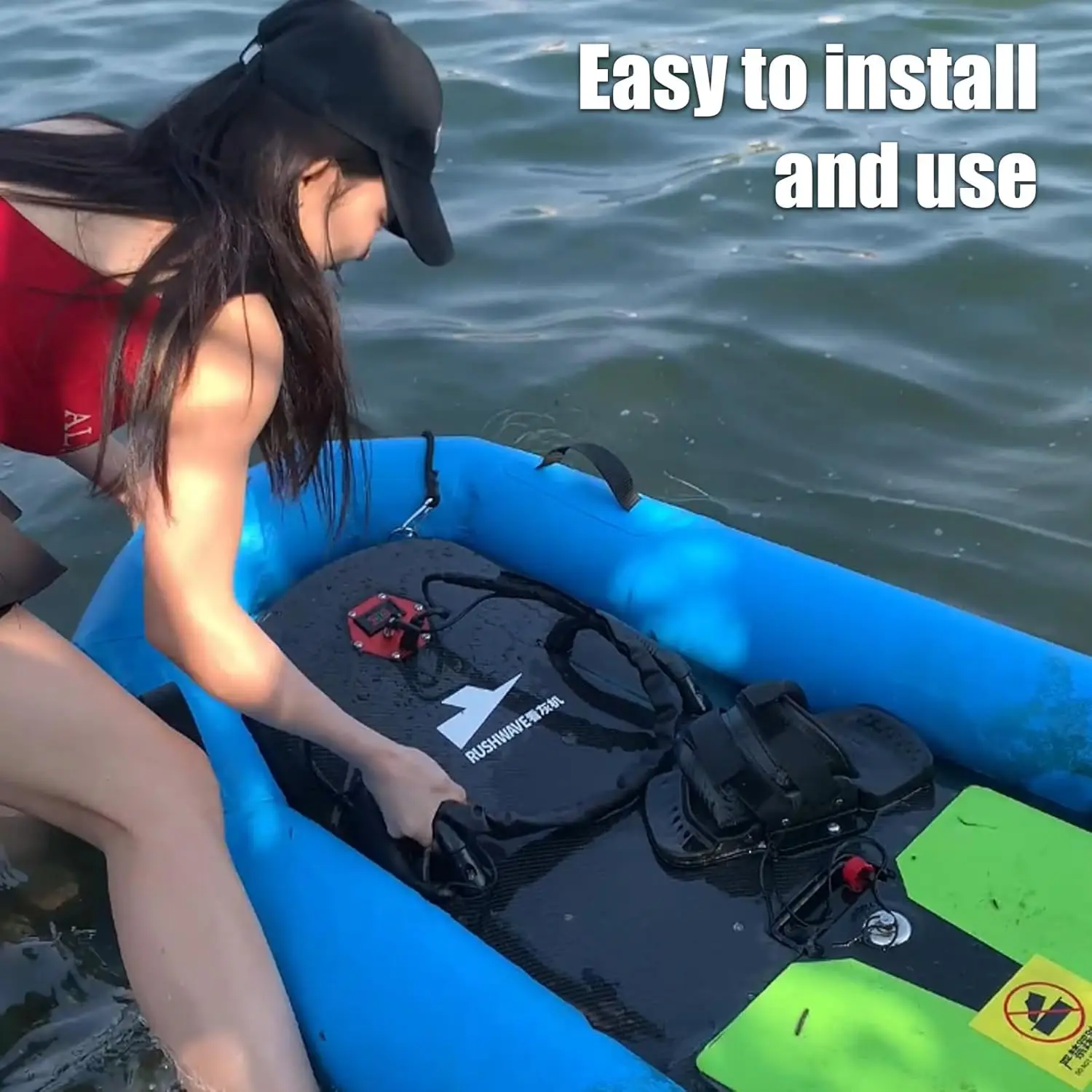 Kompletná sada elektrickej vodnej dosky Havospark vrátane ovládacieho kolesa a príslušenstva