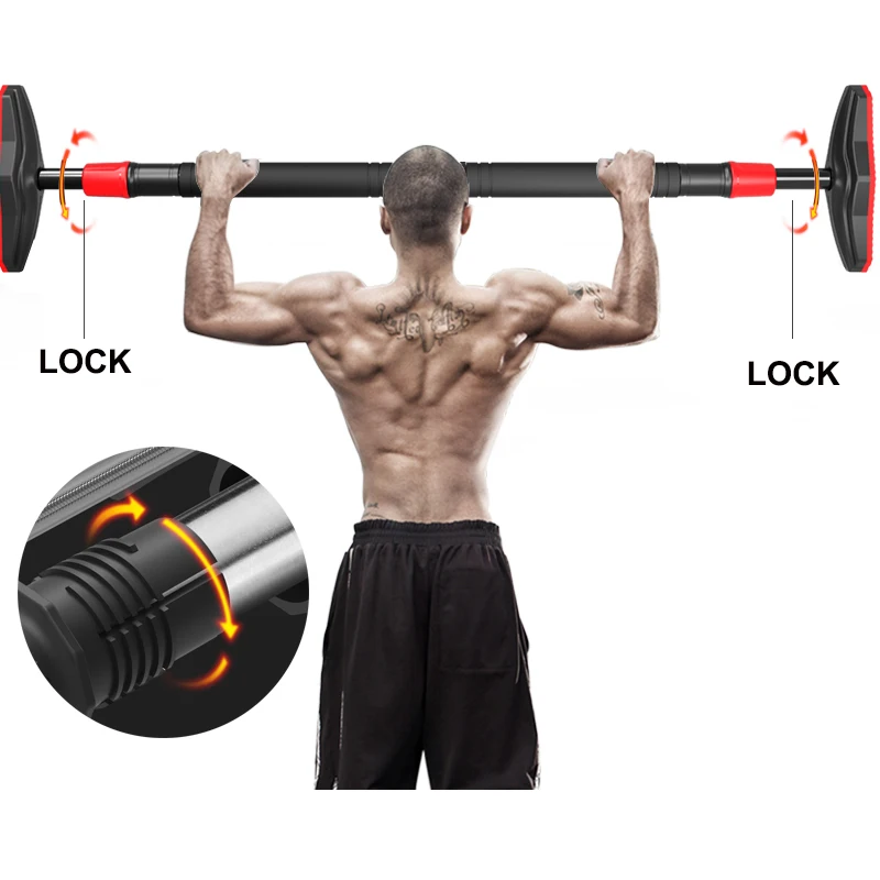 CHENGMO SPORTS Factory Direct Adjustable Doorway Home Exercise Wall Mount Pull up Bar Horizontal Gym Bar Doorway Pull up Bar