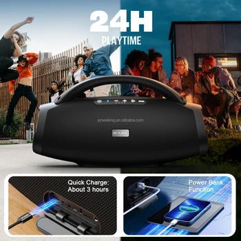 W-KING X20 Bluetoothスピーカー 大迫力200W 防水、防塵 Amazon.com: W