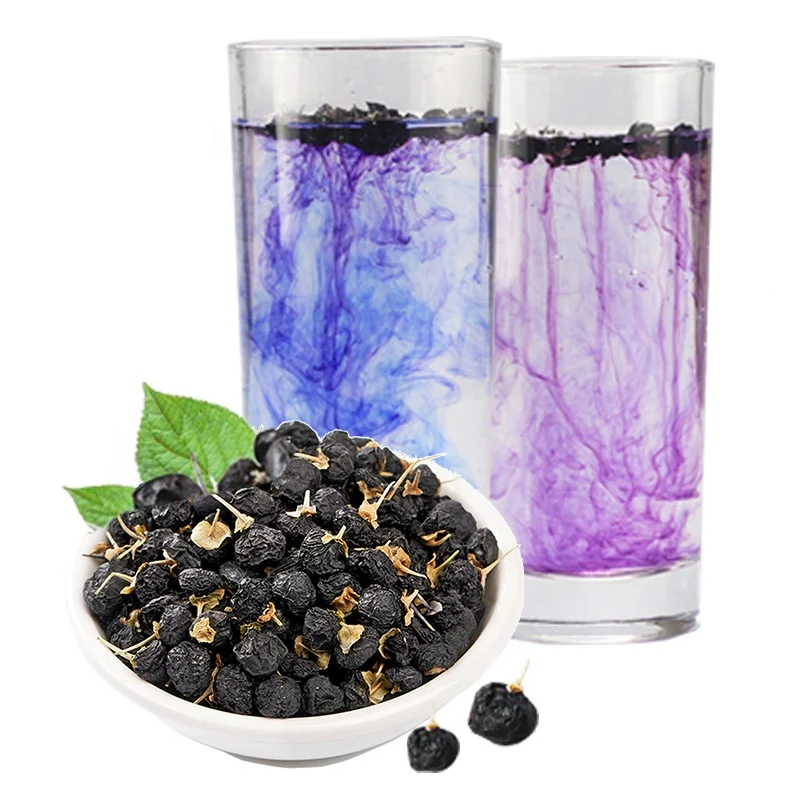 2013 High Quality Hei Gou Qi Goji Berry Sweet Tasted Preserved Black Wolfberry Dried Ad Process Bulk Packaging for Sale
