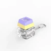 Clé unique colorée - violet-jaune