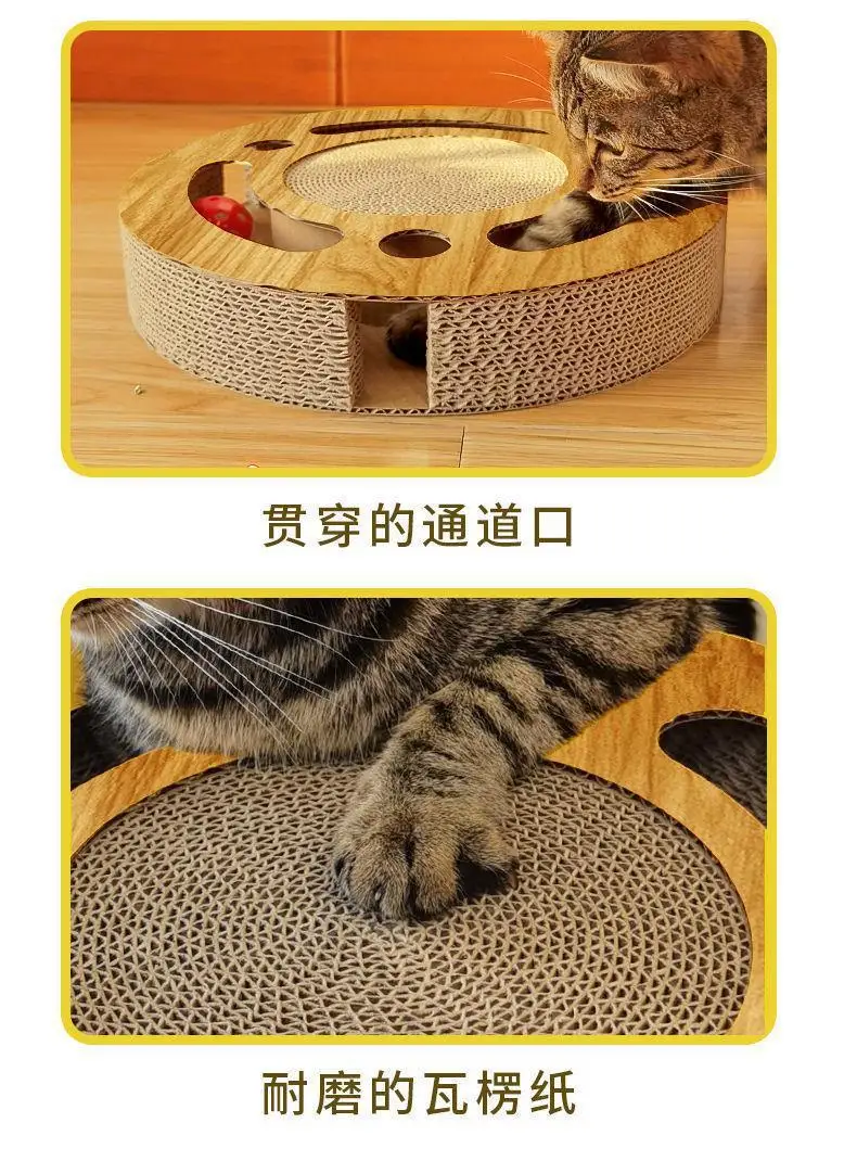 Cat Scratch Board Nest Claw Grinder Wearresistant Non Shavings Large