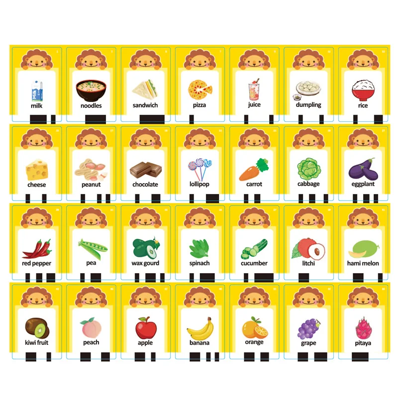 English Language Talking Flash Cards Learning Toys With Electronic Card