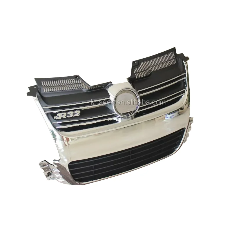 Kseek High Quality Car Accessories Abs Chrome Car Grille For Vw Golf V