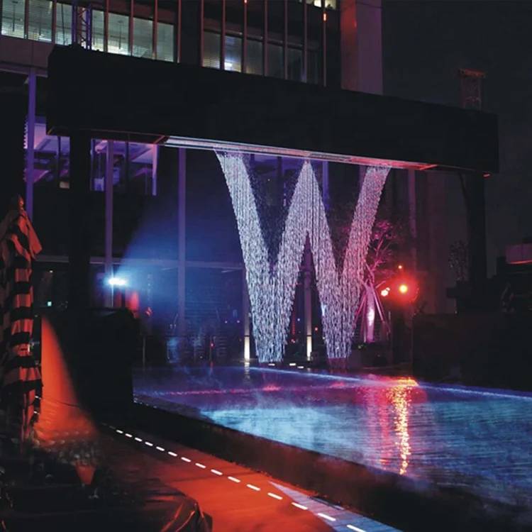 Modern Design Digital Water Curtain - Indoor Waterfall Fountain