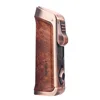 Orange peach wood grain carbon fiber black wood grain