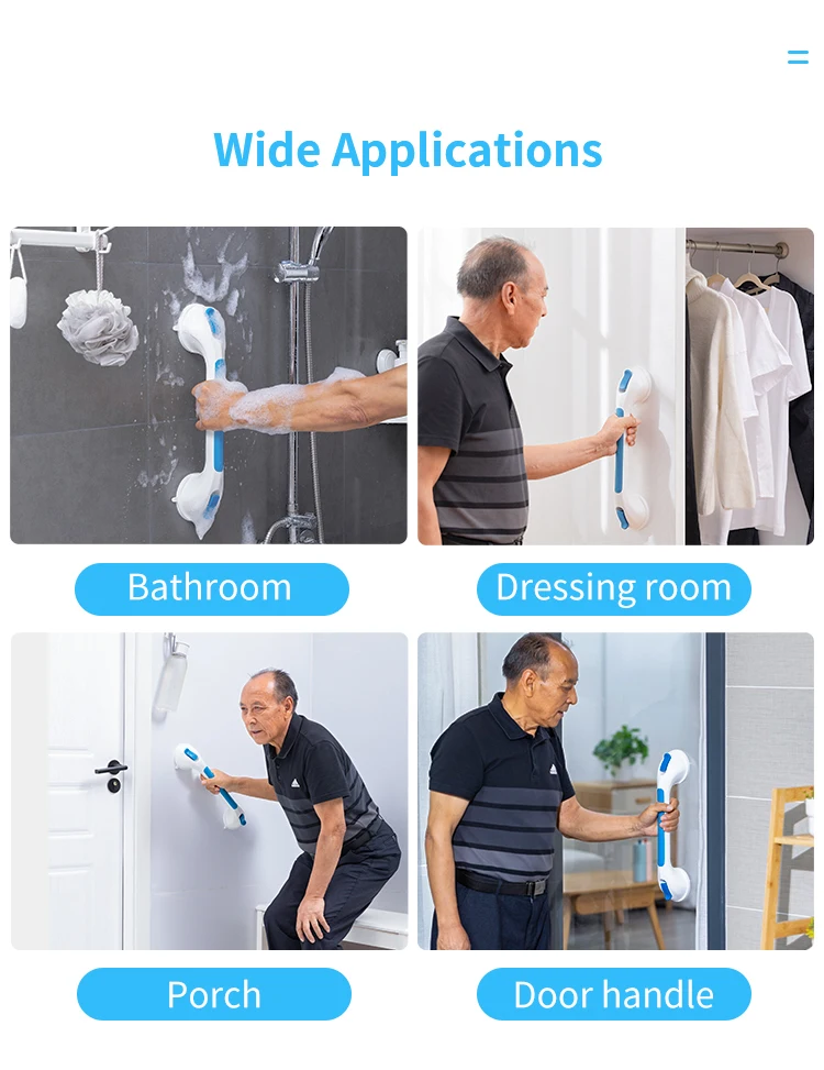 Top Rated Suction Grab Bar Antislipping Hand Handle Grip Safety
