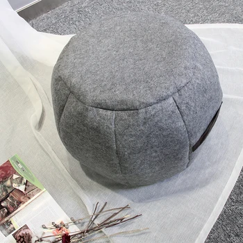 Custom Living Room Popular Portable Beanbag Pouf Beds Ottoman Round Decor Stool