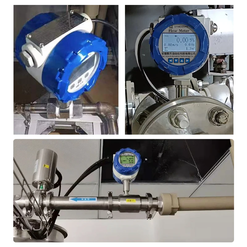 Digital Flow Neter Smart High Accuracy Flow Meter for Liquid Water Oil Milk Liquid Flow Sensors