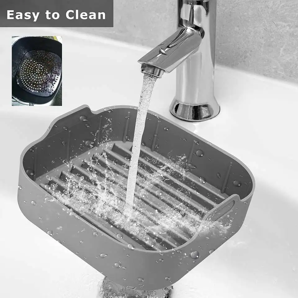 Кухонные принадлежности для фритюрницы, сменные силиконовые вкладыши для корзины, бумажные вкладыши, поднос для инструмента для выпечки, силиконовые вкладыши для фритюрницы, горшок