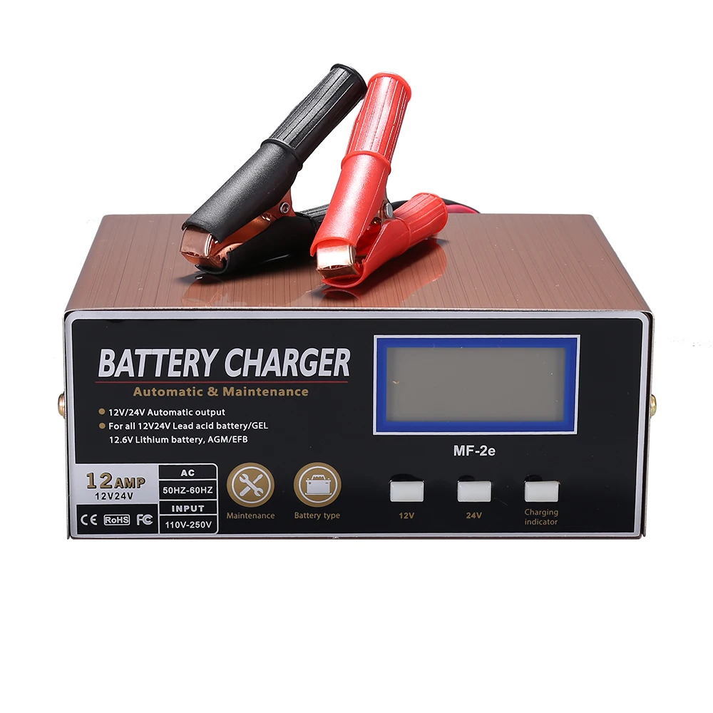 Monfara Smart Mcu Charger 12v 24v 10a Lead Acid Agm Gel Battery Charger  Fully Automatic Pulse Repair Trickle Maintainer Charger - Buy Pulse Repair  Trickle Maintainer Charger,12v Car Charger Trickle Automatic Charger