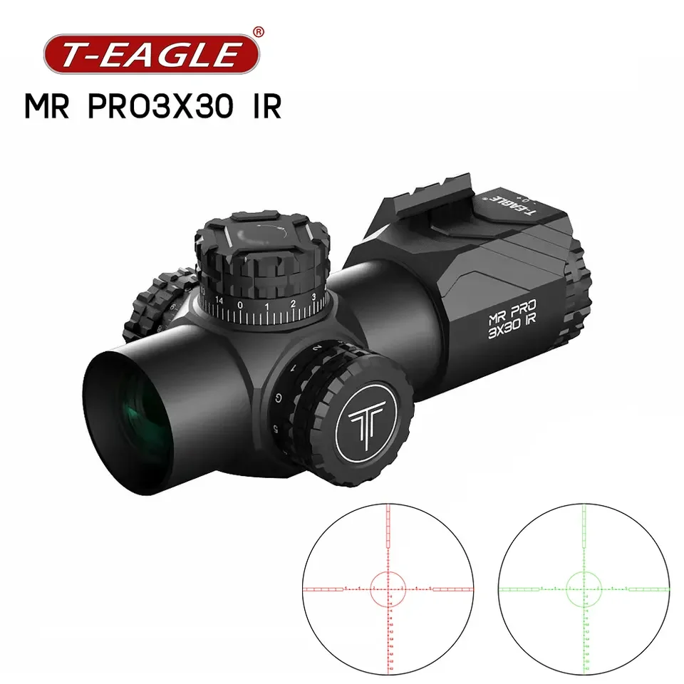 おもちゃ T-eagle mr pro 3x30ir T-EAGLE MR PRO 3X30IR Shockproof Scope with Red Green Illumination
