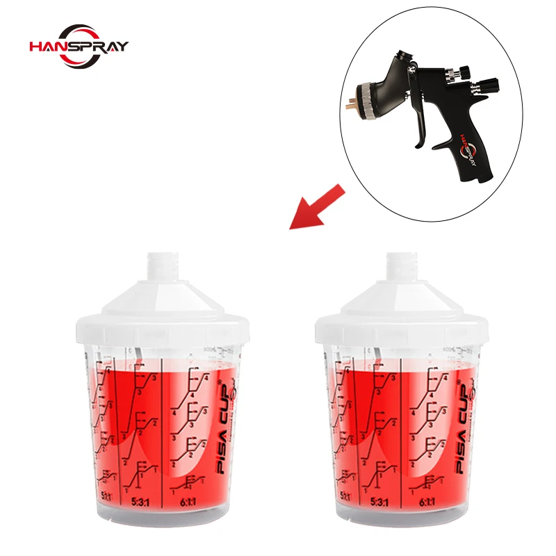 Disposable Inner Paint Cup with Outer Cup 600CC