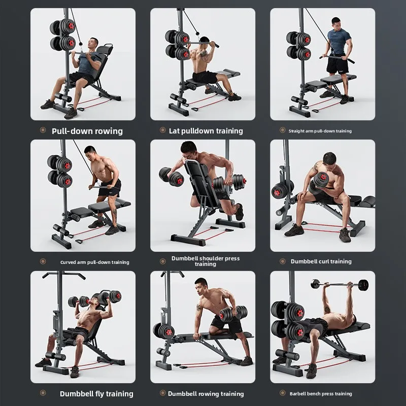 Dumbbell Stool Sit-Up Aids Fitness Equipment Home Men's Multi-Functional product detail 3