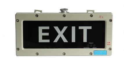 Explosion Proof Emergency Exit Sign Lights  3w 24v 36v 220v Led Explosion Proof 90 Mins Emergency Charging Exit Sign Light
