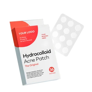 Hydrocolloid Acne Patches Oil Absorbing Invisible Pimple Patch Private Label Customized Transparent Acne Spot Cover 36 Counts