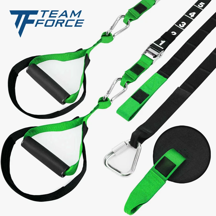 Набор регулируемых подвесных ремней для фитнеса домашний Тренировочный с дверным АНКЕРОМ