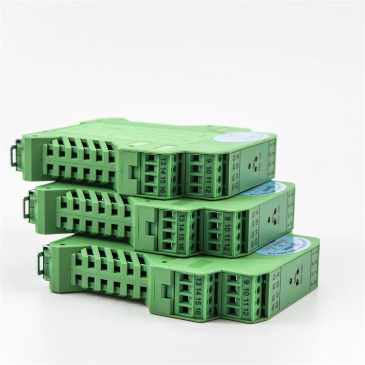 Smart Signal Isolator 1 in 4 Out 4-20ma Analog Signal Splitter IEC 0-100ma 0.1%F.S Analog Mini signal Isolation Splitter for Plc