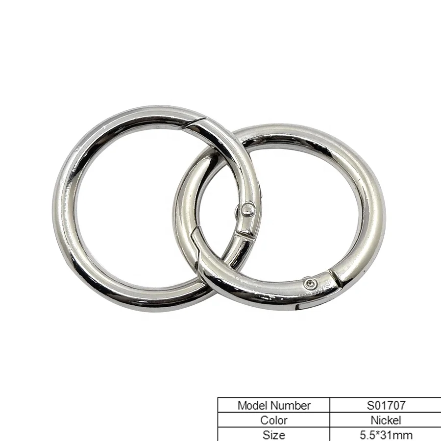 Professional Customized O Ring Seals Spring Ring Buckle Good Price Lock Type