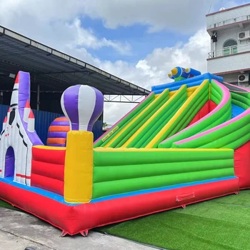 Customized big size 20ft  Inflatable  Bouncer Slide park Inflatable  Combo Castle
