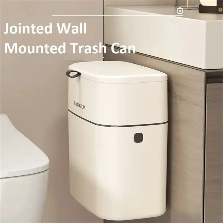 Big Storage Bucket White Kitchen Container Case Cabinet Cesta De Lixo Com Tampa