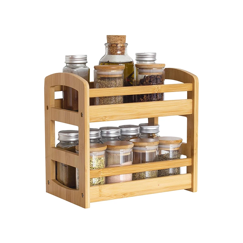 Buy Wholesale China High Quality 4-tier Bamboo Spice Rack With 20