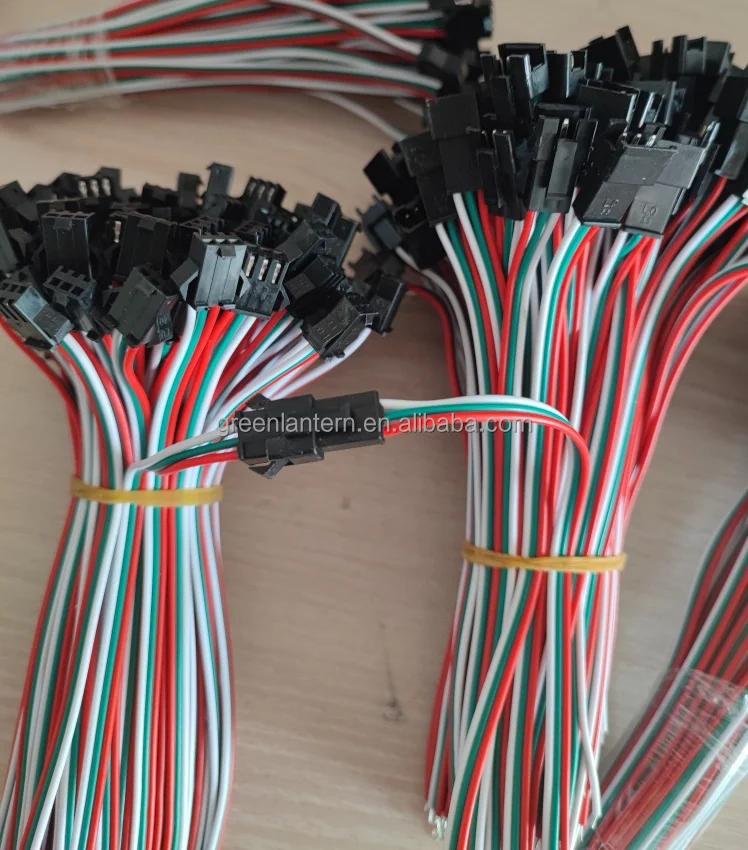 Connettori JST SM a 3 PIN per WS2812B WS2811 WS2812 SK6812 LED Strip Femmina Maschio 15 cm 20AWG FILO 20 PAHES | Leroy Merlin