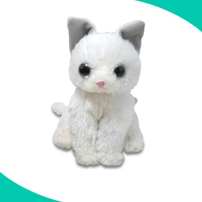 子供白カスタマイズリアルかわいいカワイイキティ猫ぬいぐるみ Buy キティの猫ぬいぐるみ かわいいぬいぐるみ猫 リアルな猫ぬいぐるみ Product On Alibaba Com