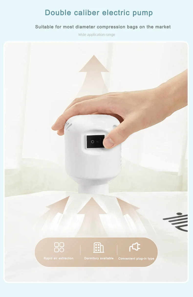 Vacuum Compression Clothing Packaging and Finishing Bag Household Cotton Quilt Down Jacket Storage Bag