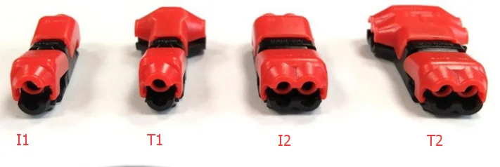 Set Di 10 Connettori Per Cavi Tipo T, In Rame Trasparente, Con - Foto 4