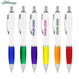 Manufacturer Custom Logo Company Logo Printed Plastic Ballpoint Pen Body Type Promotion Advertising Pen