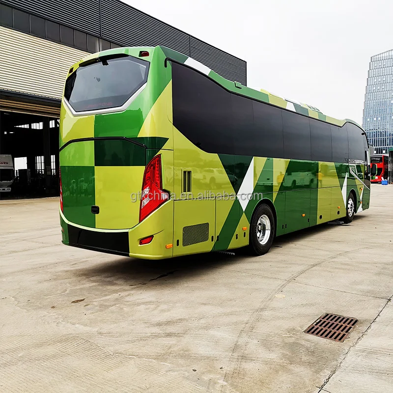 12m 50-60 Seater Electric Automatic Coach Bus Travel Passenger Seat ...