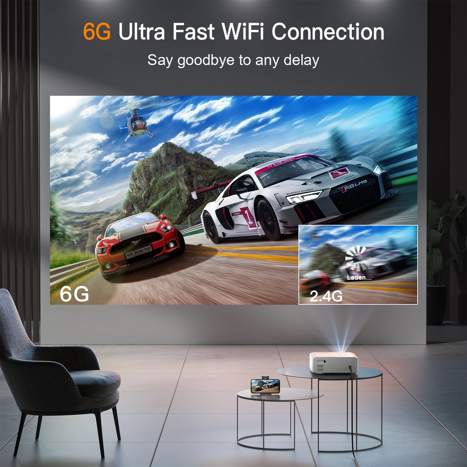 プロジェクターXuanPad小型 9500LM 1080PフルHD対応 Amazon.com: [Netflix Officially & Electric Focus] Projector