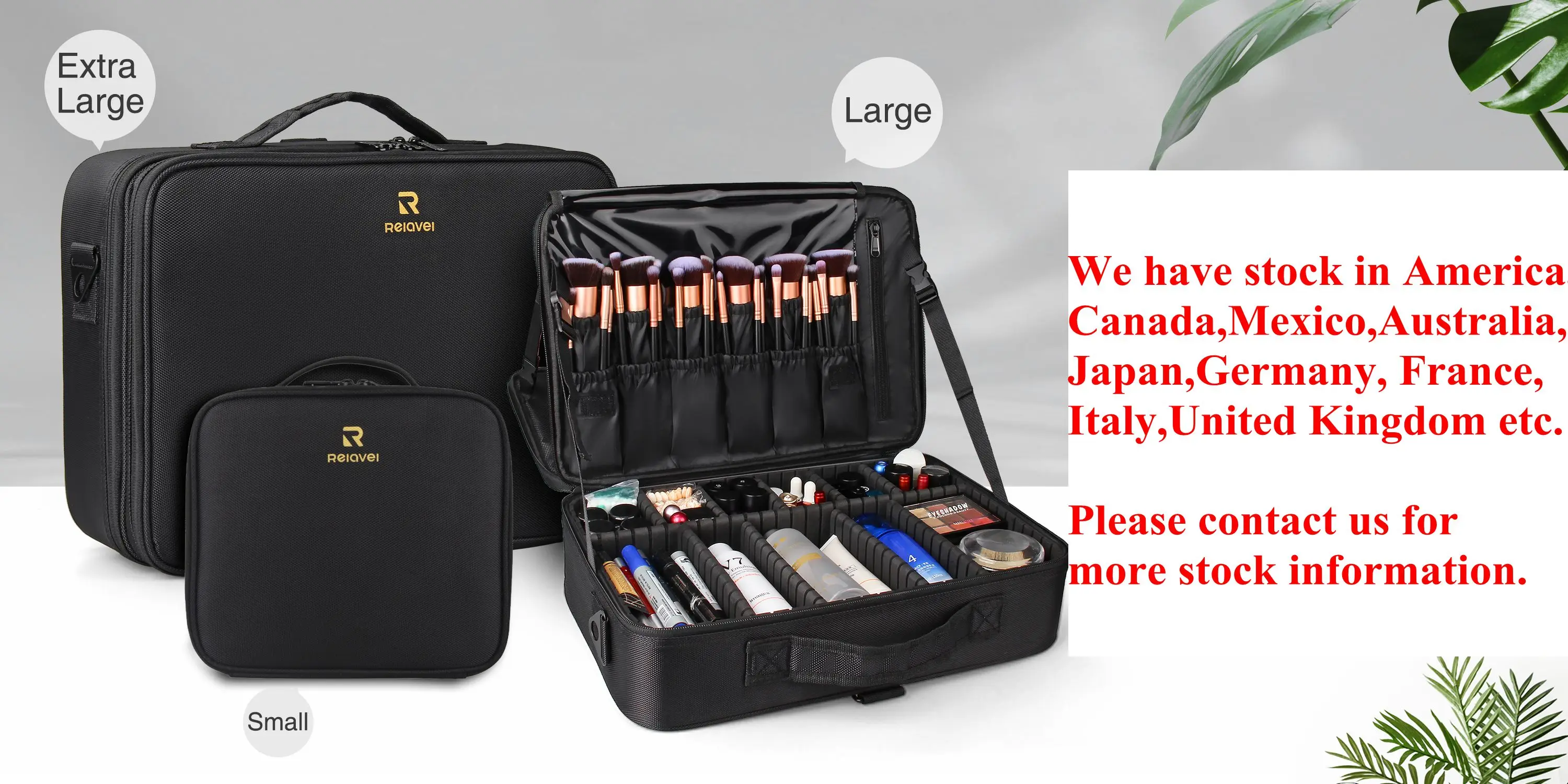 Relavel Manicurist Nail Technician Bag Holds 4050 Bottles Nail Polish