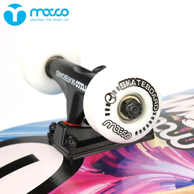 Скейтборд с двойным топором дорожный скейтборд подходит для подростков/взрослых SA