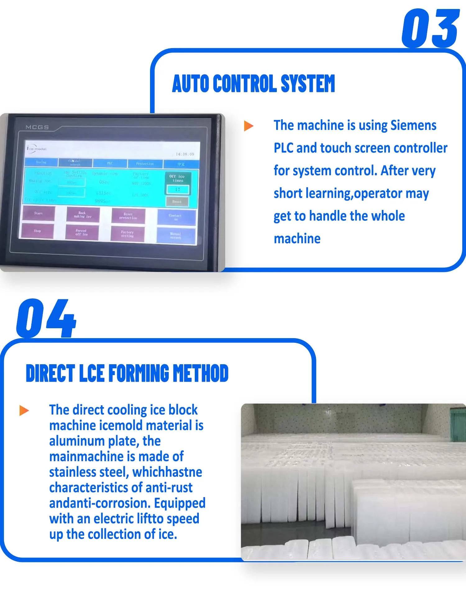 Ice Block Maker Making Mold Machine Provided Cube Ice Machine for Dubai Energy Saving Automatic Commercial 6hrs 30 Ton 1000kg