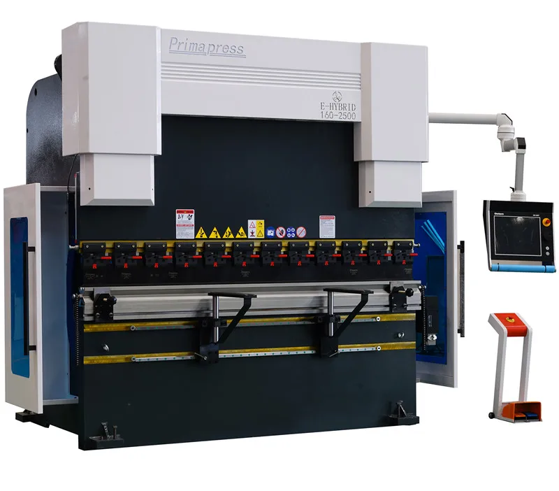 4 Axis 80Ton/2500 Hydraulic CNC Sheet Metal Bending Machine for Folding 8 Feet Steel Plates