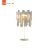 Clear + Champagne Gold