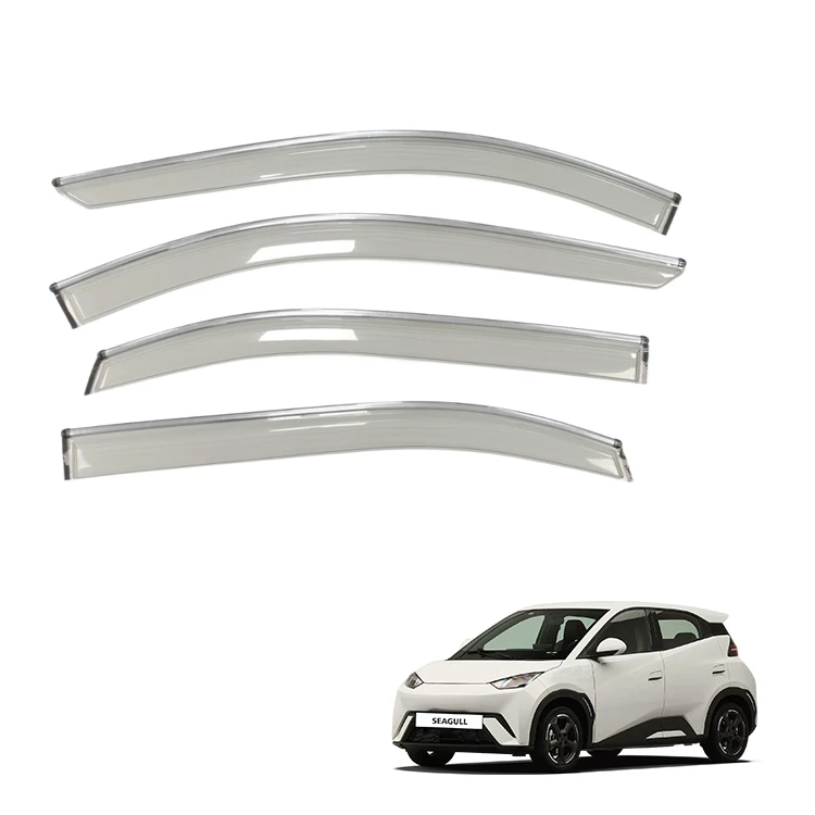 Autofenster-Deflektoren für BYD Seagull Acryl-Türvisier-Schild Sonnen-Regen-Schild Windschutzspiegel Ersatzteile für Exterieurzubehör