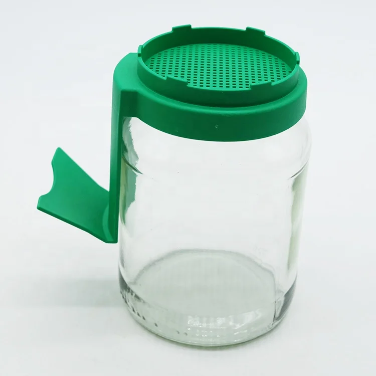 in Stock 25oz Glass Mason Jar Sprouting Set Light Proof Plastic Green Lids Ceramic Tray 86mm Logo Customizable for Cookies Jelly