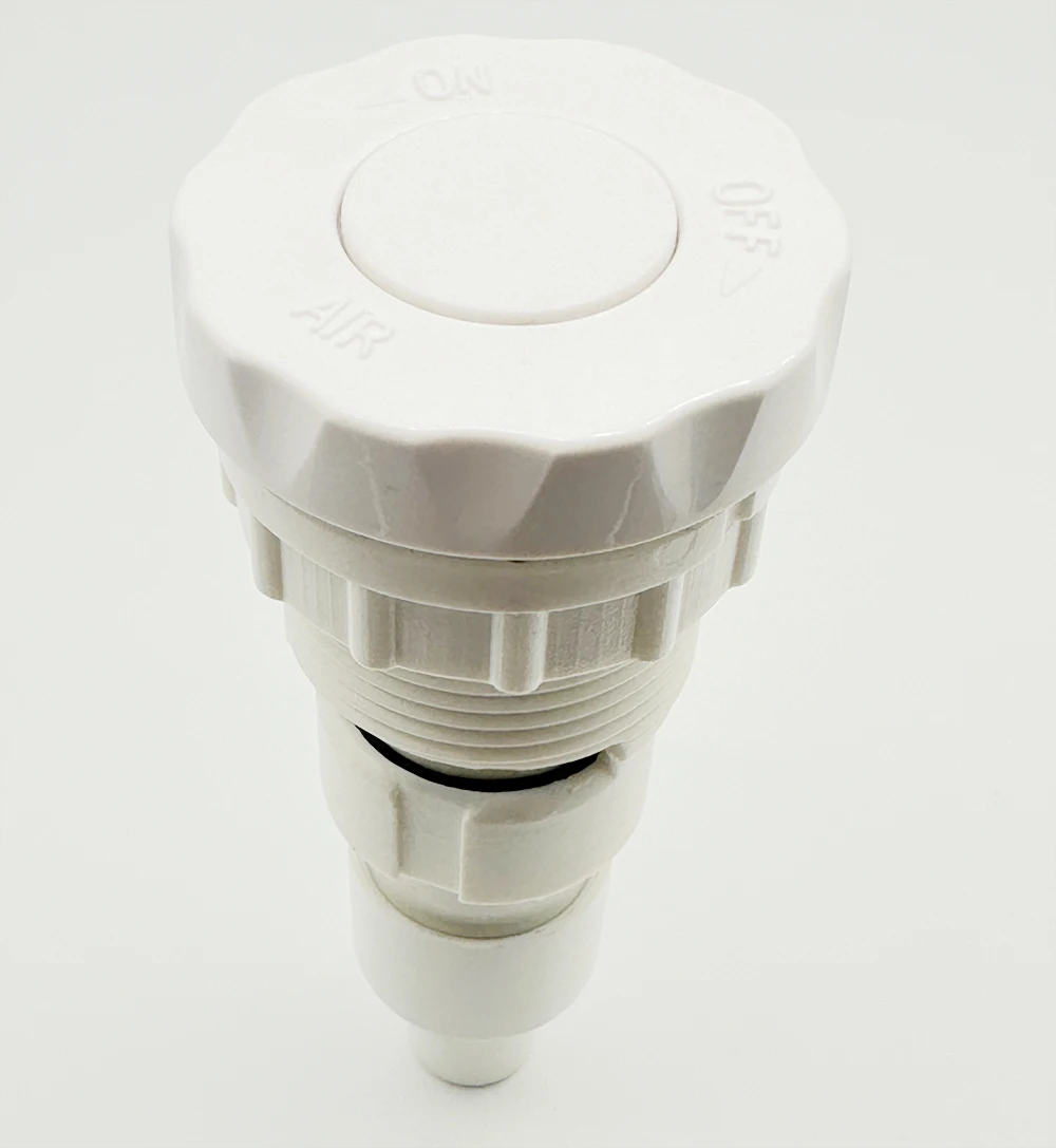 air Regulator Valve Tub China Products Massage Bathtub Accessories White PVC air Switch Control Pneumatic Button for Jacuzzis