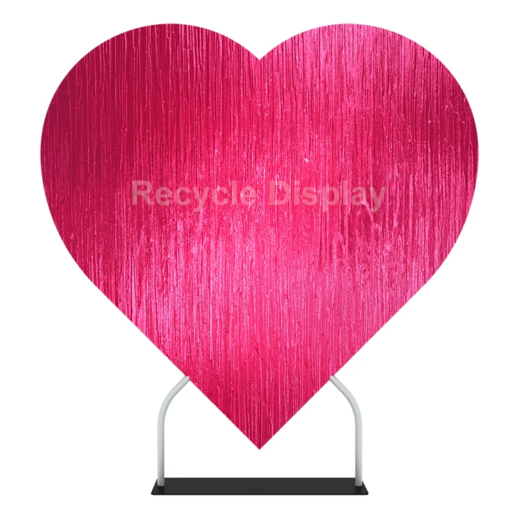 Фон для Дня Святого Валентина Натяжная ткань графическая подставка в форме сердца размер наволочка